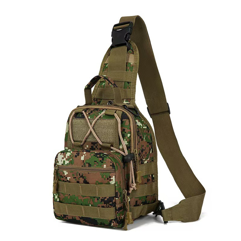 Hunting Outdoor Day - Taktiksel Göğüs Çantası Erkekler İçin Açık