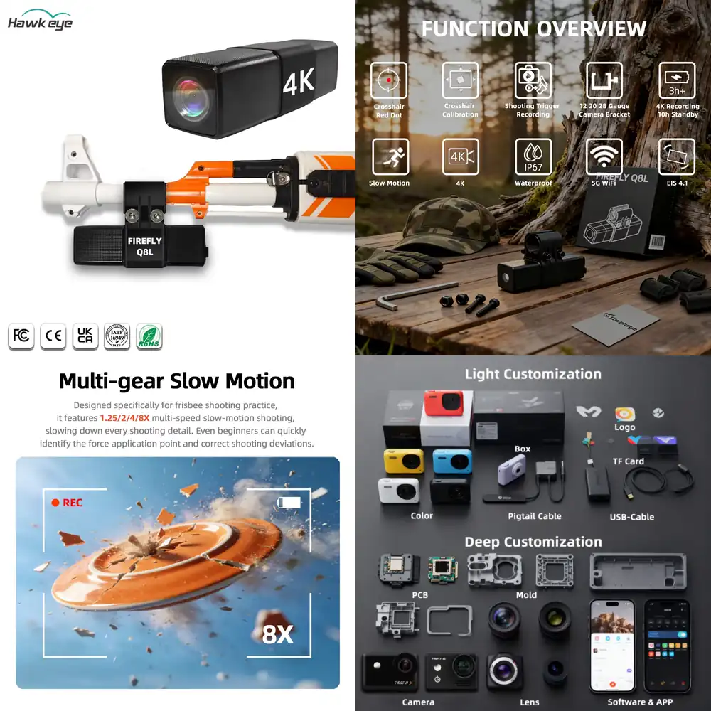 Outdoor Hunting Camera Wireless - OEM 4K Av Kamerası Firefly Q8