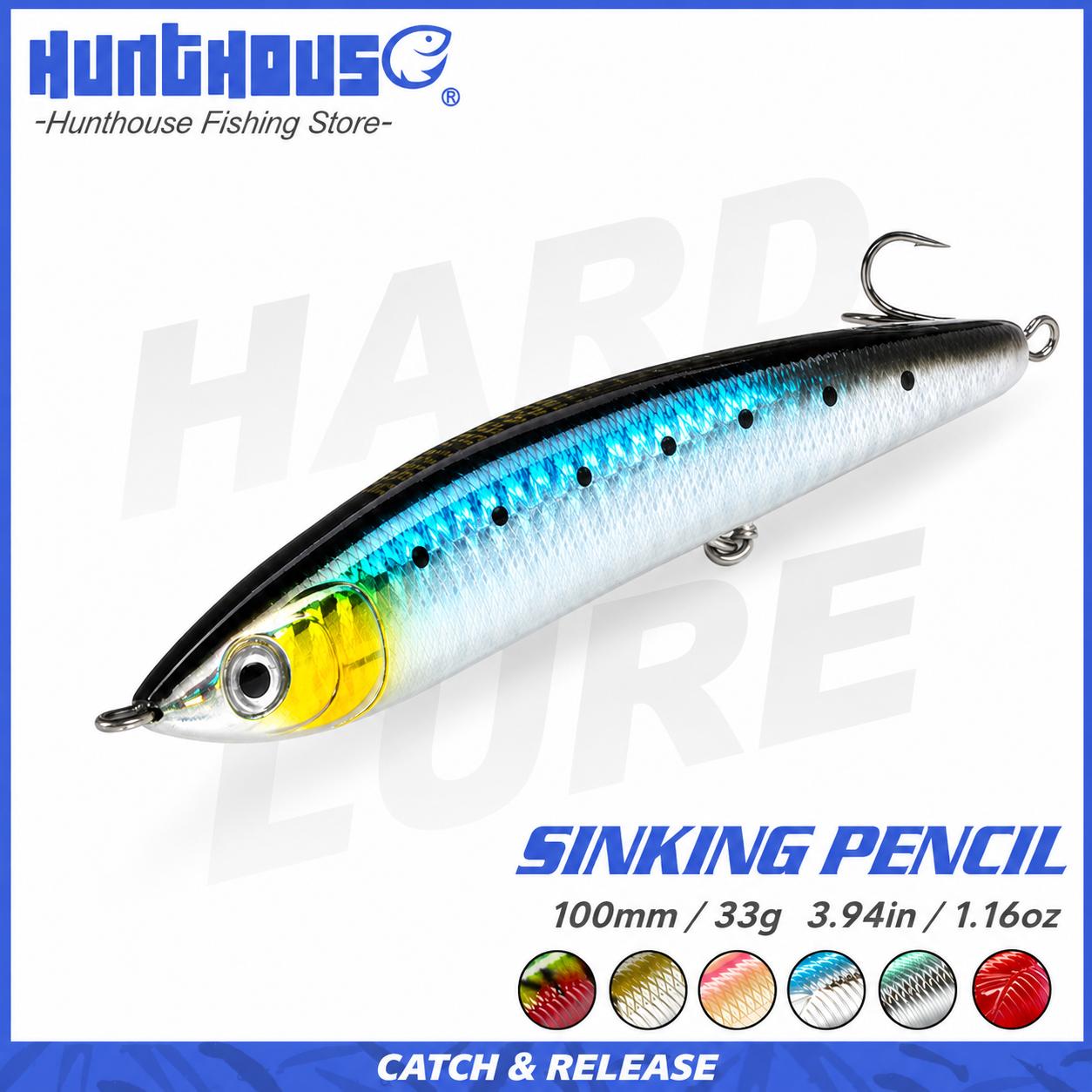 Hunting Quotes - Hunthouse Sinking Pencil Balıkçılık Yemi 100mm
