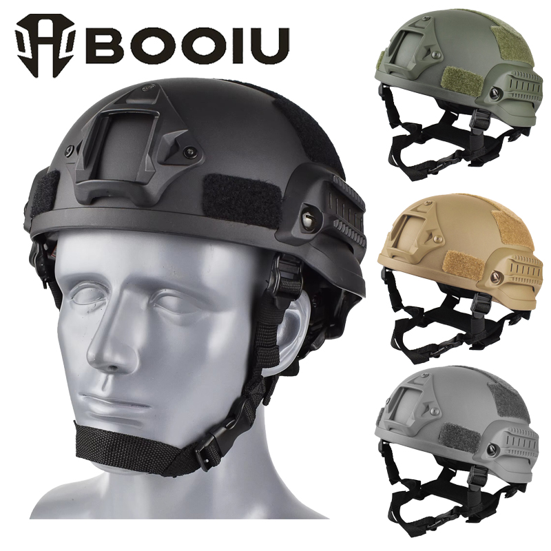 Outdoor Hunting Equipment - BOOIU Taktik MICH 2002 Kask, Hafif