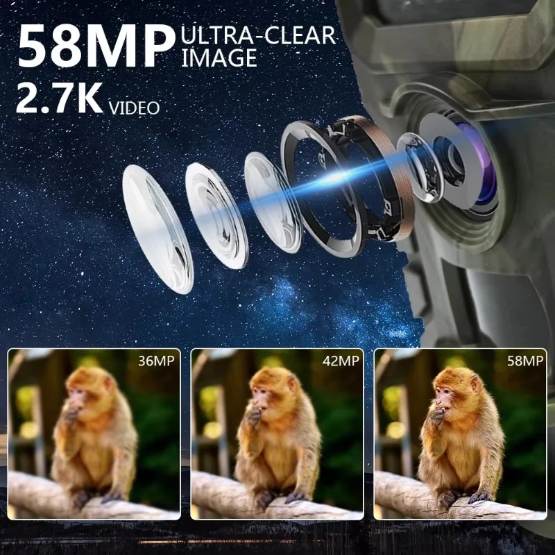 LCD Ekranlı 2.7K Kablosuz Dış  - Outdoor Hunting Camera Wireless incelemesi ve fiyatı