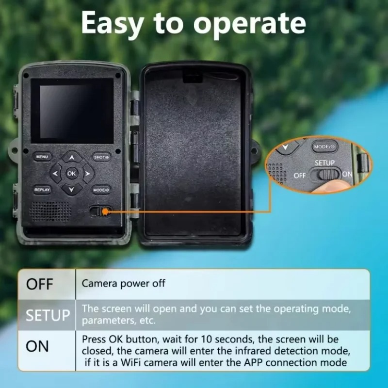 LCD Ekranlı 2.7K Kablosuz Dış  - Outdoor Hunting Camera Wireless incelemesi ve fiyatı