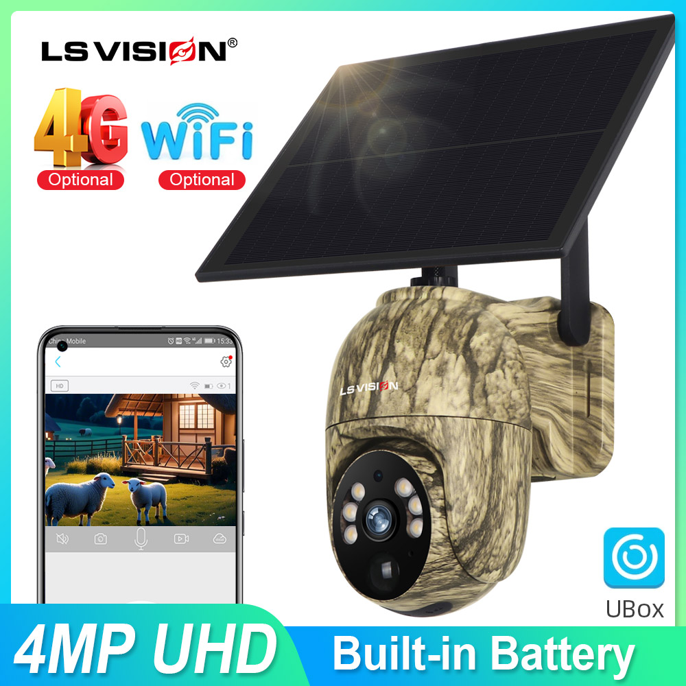 LS vizyon 2K güneş güvenlik ka - Outdoor Hunting Camera Wireless incelemesi ve fiyatı