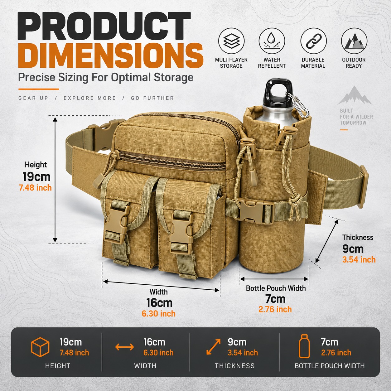 Çok Fonksiyonlu Taktik Bel Çan - Outdoor Hunting Packs incelemesi ve fiyatı
