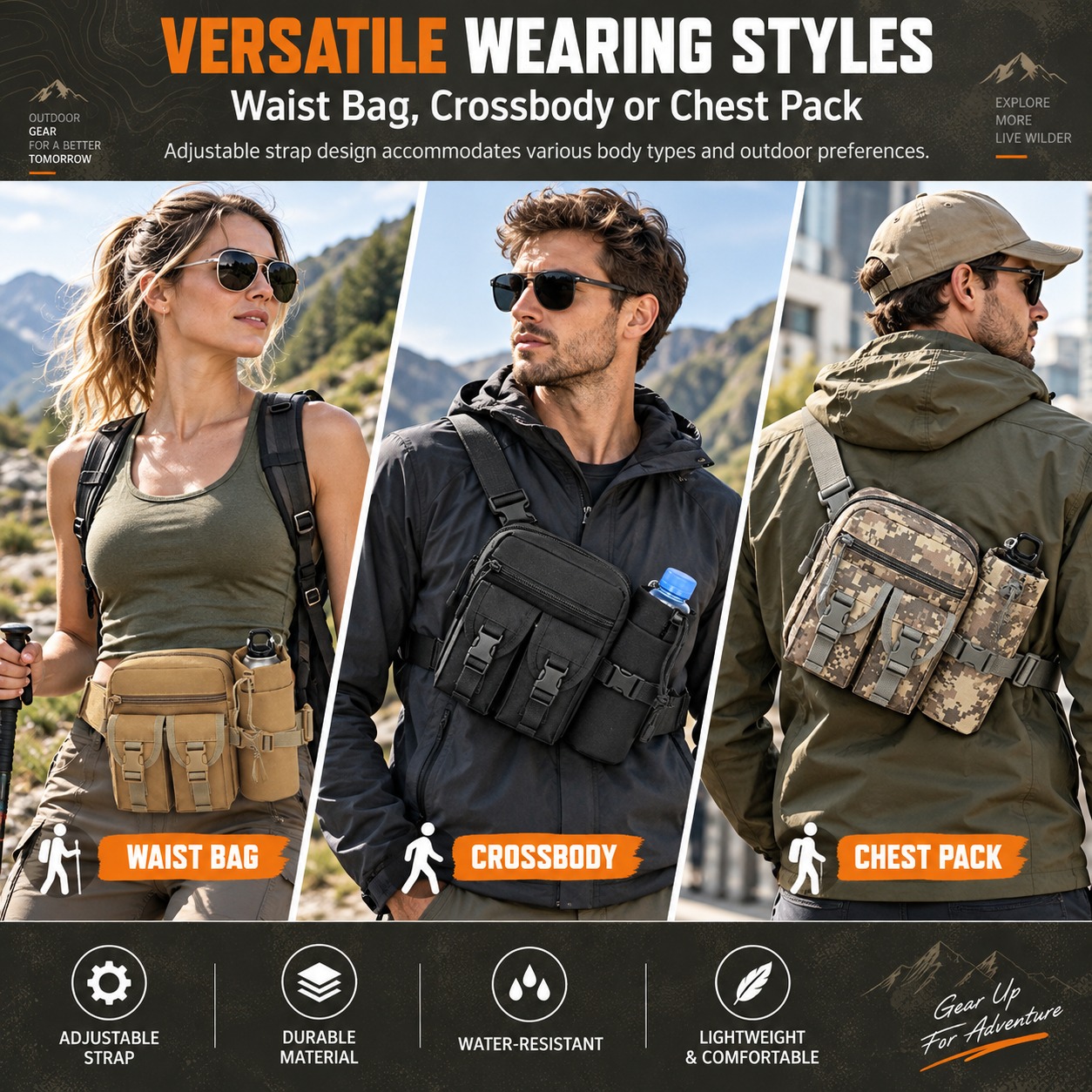 Çok Fonksiyonlu Taktik Bel Çan - Outdoor Hunting Packs incelemesi ve fiyatı