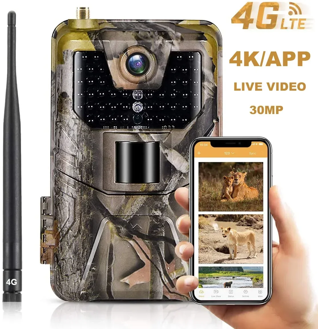 HC-900Pro 36MP fotoğraf 4K vid - Outdoor Hunting Camera Wireless incelemesi ve fiyatı