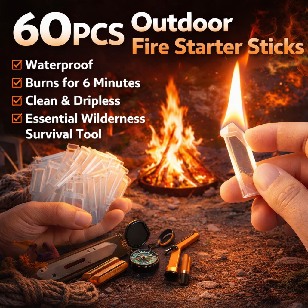 Ateş Başlatıcı Çubuklar 60 Ade - Fire Starter Waterproof incelemesi ve fiyatı