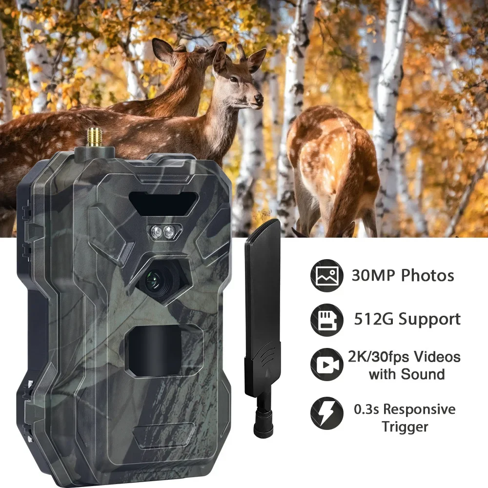 HC-880Pro 4G 30MP HD 2K Gece G - Outdoor Hunting Camera Wireless incelemesi ve fiyatı