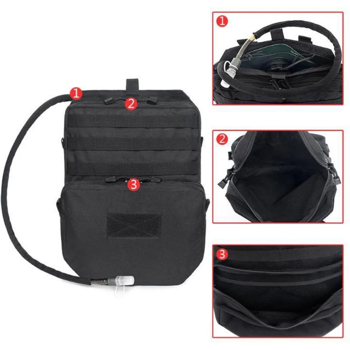 Açık Molle çanta kamp sıvı alı - Outdoor Hunting Equipment incelemesi ve fiyatı