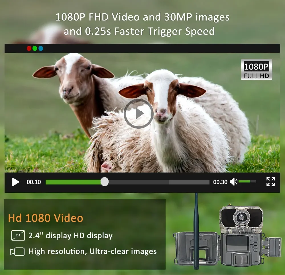 4G Avlanma İzleme Kamerası 30M - Outdoor Hunting Camera Wireless incelemesi ve fiyatı