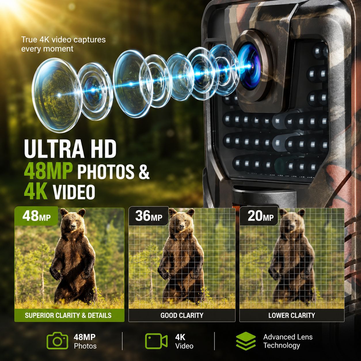 4K Dış Mekan Wifi Av Kamerası  - Outdoor Hunting Camera Wireless incelemesi ve fiyatı