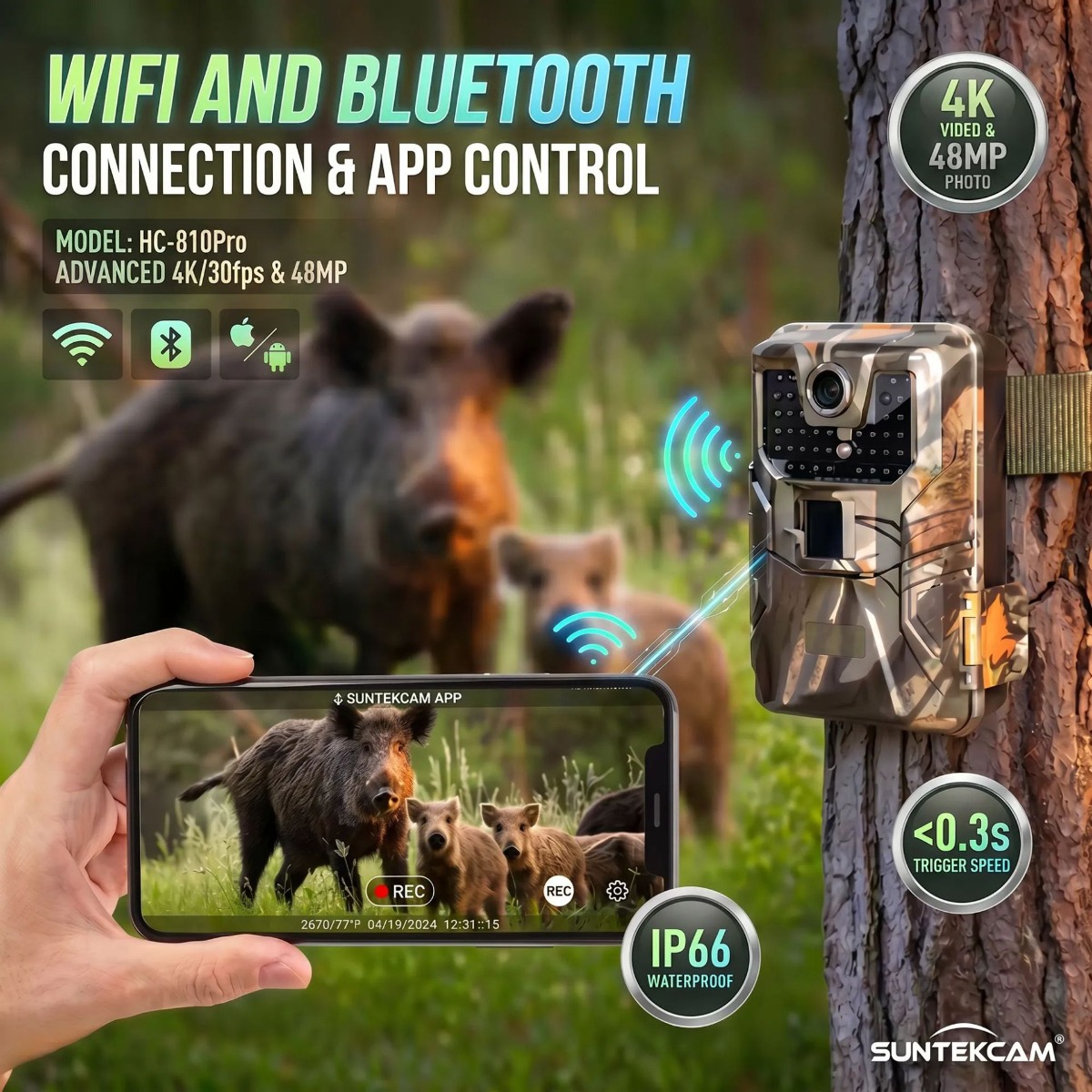 4K Dış Mekan Wifi Av Kamerası  - Outdoor Hunting Camera Wireless incelemesi ve fiyatı